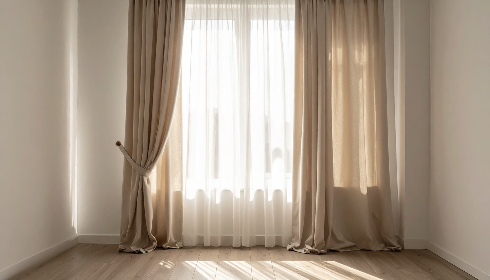 Heavy velvet acoustic curtains