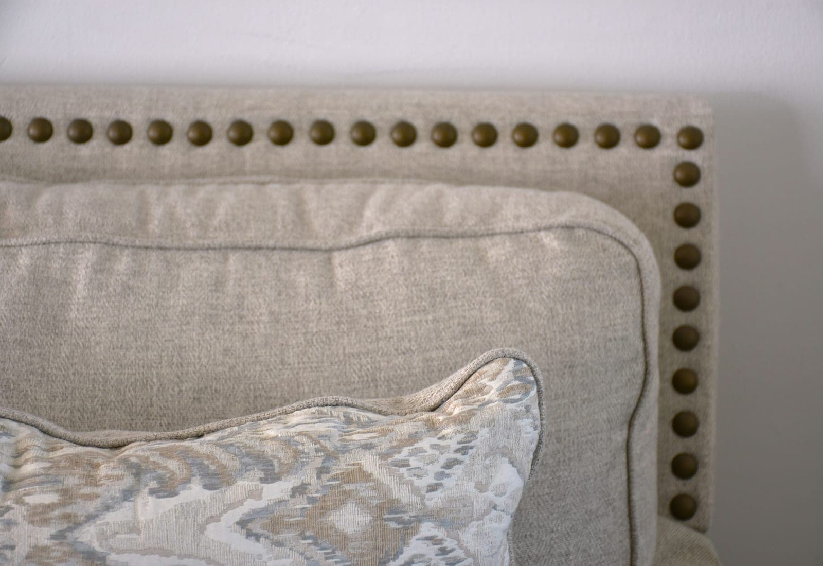 Linen blend upholstery craftsmanship