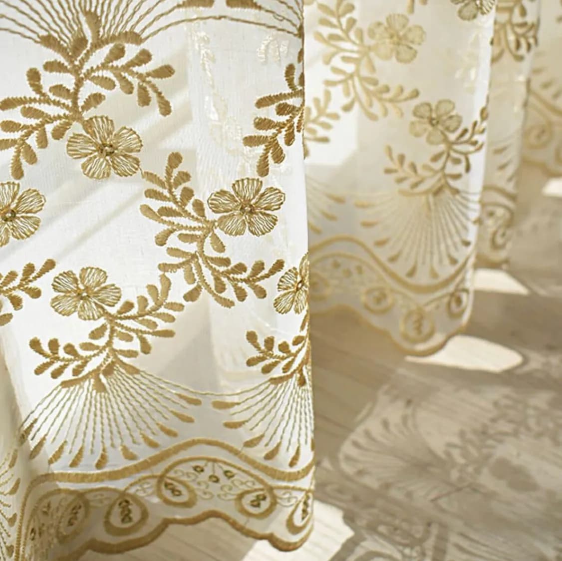 Embroidered Sheer