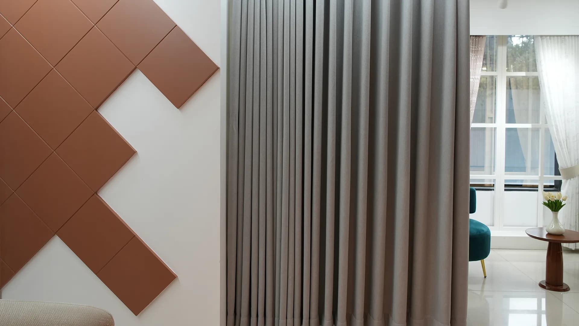 Acoustic Curtains in Dhaka Showcase