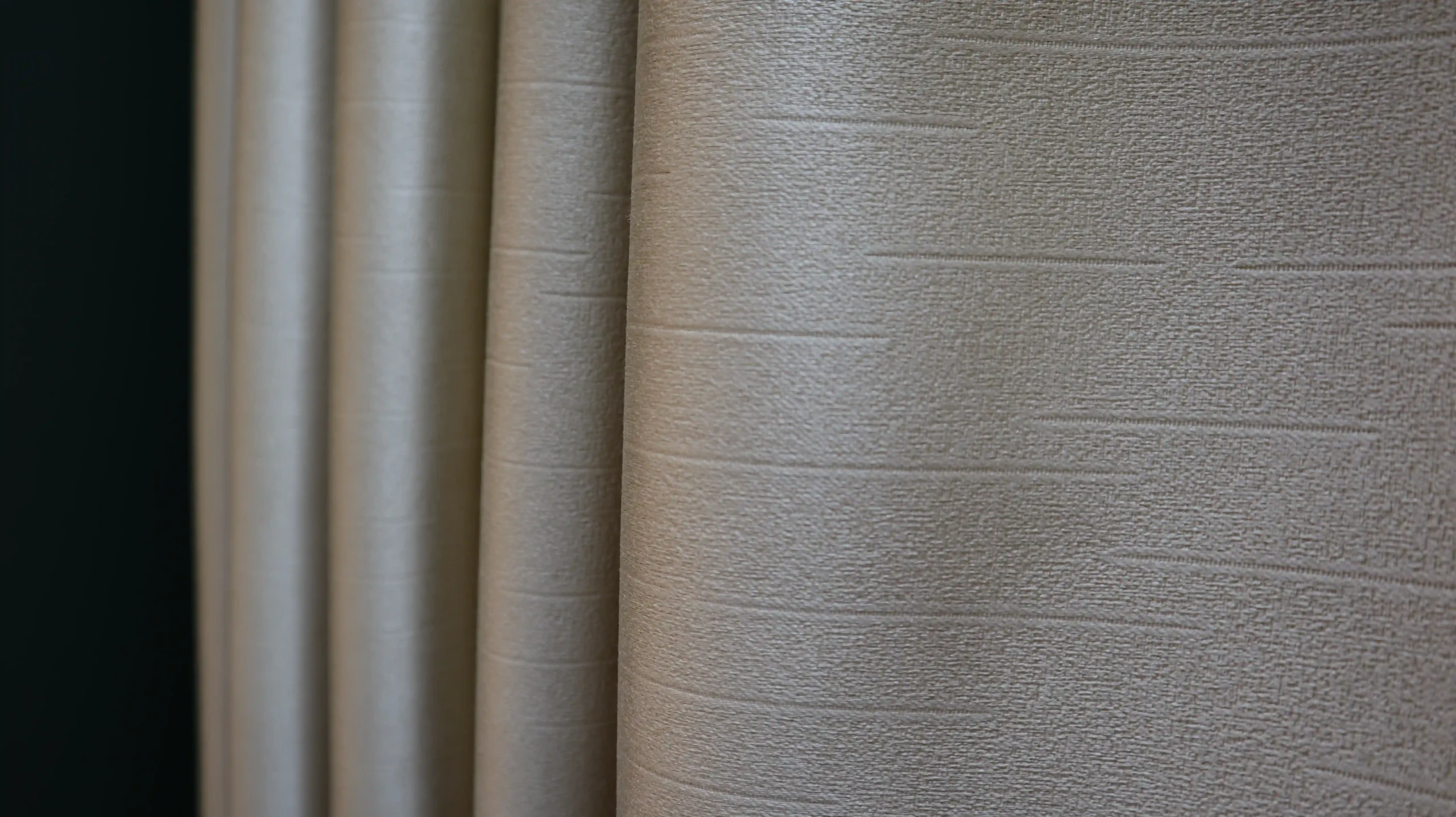 Specialized curtain installation in a premium interior