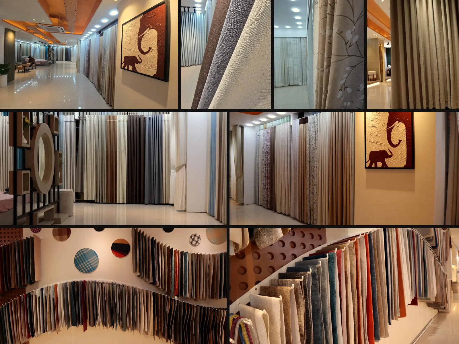 Premium curtains displayed in a refined interior
